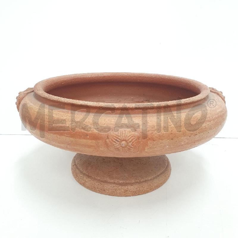 VASO ROTONDO GREZZO IN COCCIO CERAMICHE BITOSSI | Mercatino dell'Usato Cervia 1