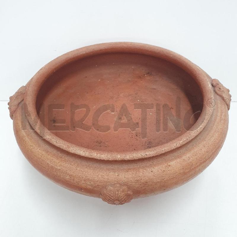 VASO ROTONDO GREZZO IN COCCIO CERAMICHE BITOSSI | Mercatino dell'Usato Cervia 2