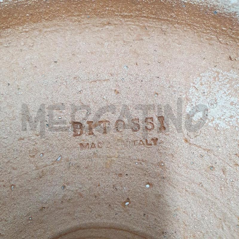 VASO ROTONDO GREZZO IN COCCIO CERAMICHE BITOSSI | Mercatino dell'Usato Cervia 5