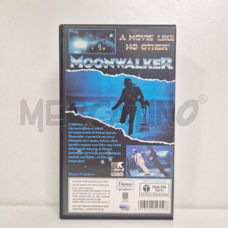 VHS MICHAEL JACKSON MOONWALKER | Mercatino dell'Usato Cervia 3