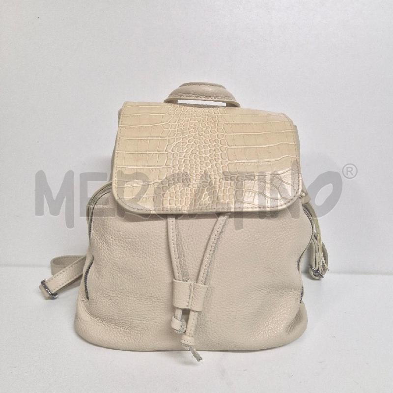 ZAINO DONNA ANNA MORELLINI BURRO PELLE | Mercatino dell'Usato Cervia 1