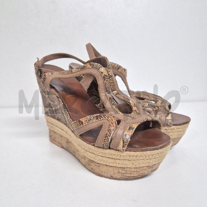ZEPPA JULIE DEE PITONATA BEIGE PROFILO SUGHERO | Mercatino dell'Usato Cervia 1