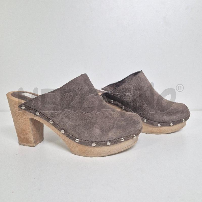 ZOCCOLI DONNA SCAMOSCIATI TORTORA MOOD | Mercatino dell'Usato Cervia 3
