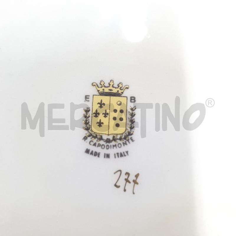 ZUPPIERA CON PIATTO RIGA DORATA CAPODIMONTE NUMERATO | Mercatino dell'Usato Cervia 5
