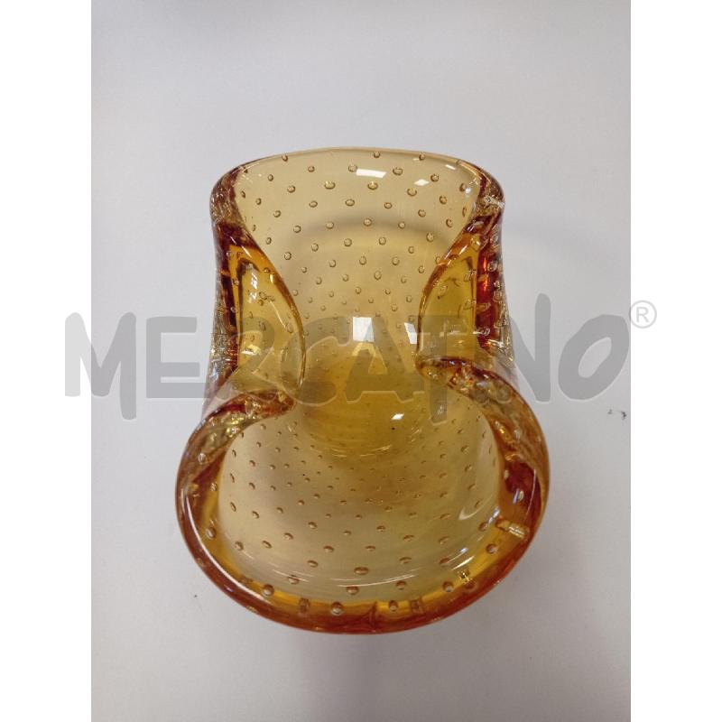 CIOTOLA ARANCIONE MURANO ANNI 60 BULLICANTE | Mercatino dell'Usato Ravenna sud 4
