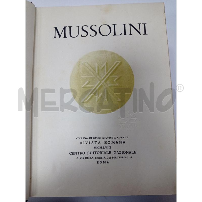 LIBRO MUSSOLINI RIVISTA ROMANA 1958 | Mercatino dell'Usato Ravenna sud 2