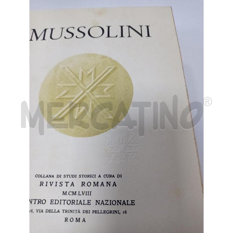 LIBRO MUSSOLINI RIVISTA ROMANA 1958 | Mercatino dell'Usato Ravenna sud 4