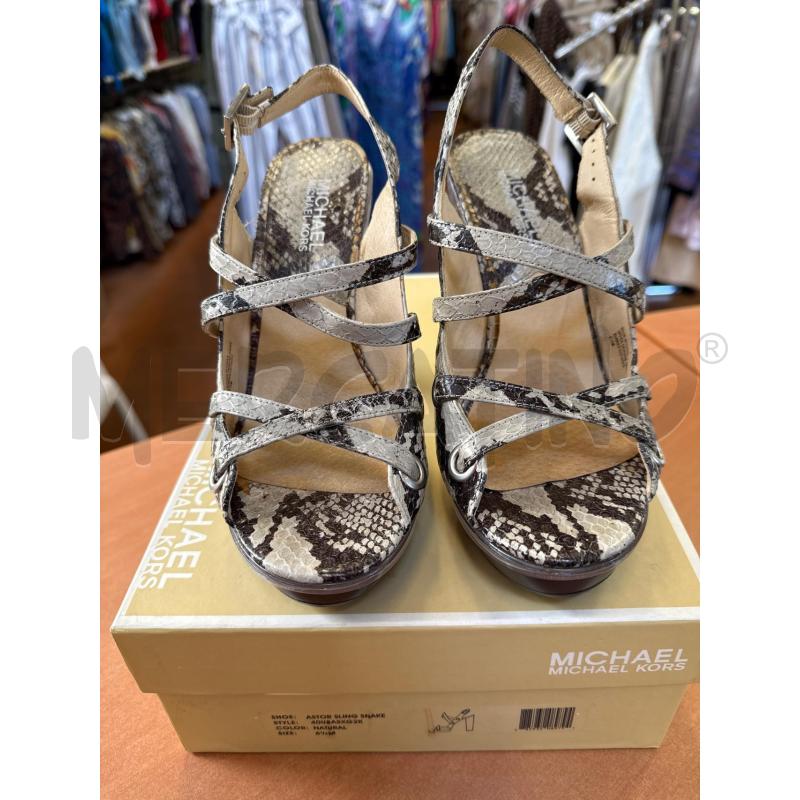 SANDALI DONNA MICHEAL KORS EFFETTO PITONE | Mercatino dell'Usato Ravenna sud 1