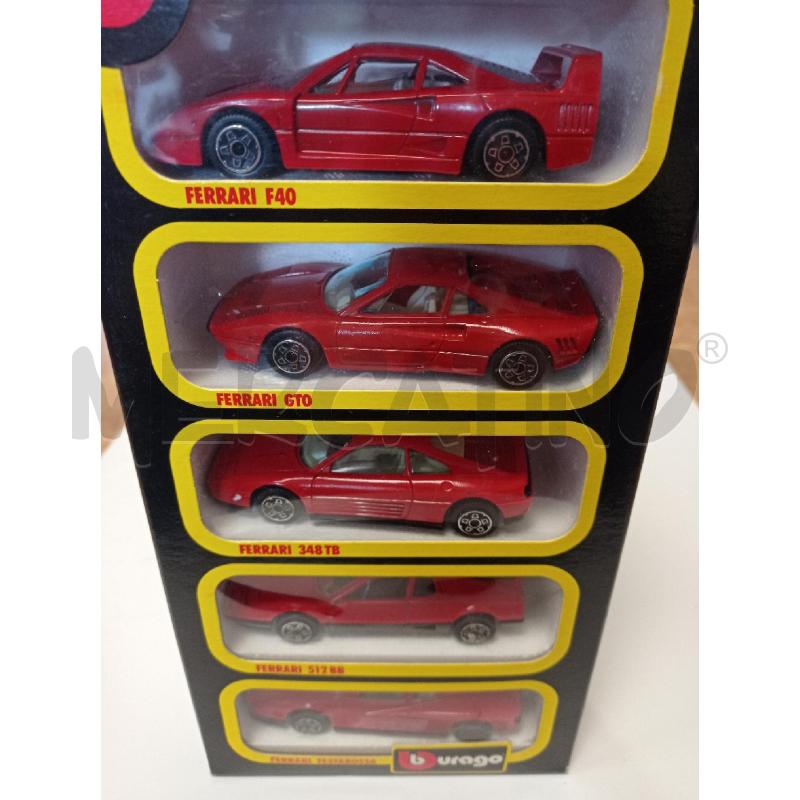 SCATOLA BURAGO 5 FERRARI DIE CAST METAL | Mercatino dell'Usato Ravenna sud 2