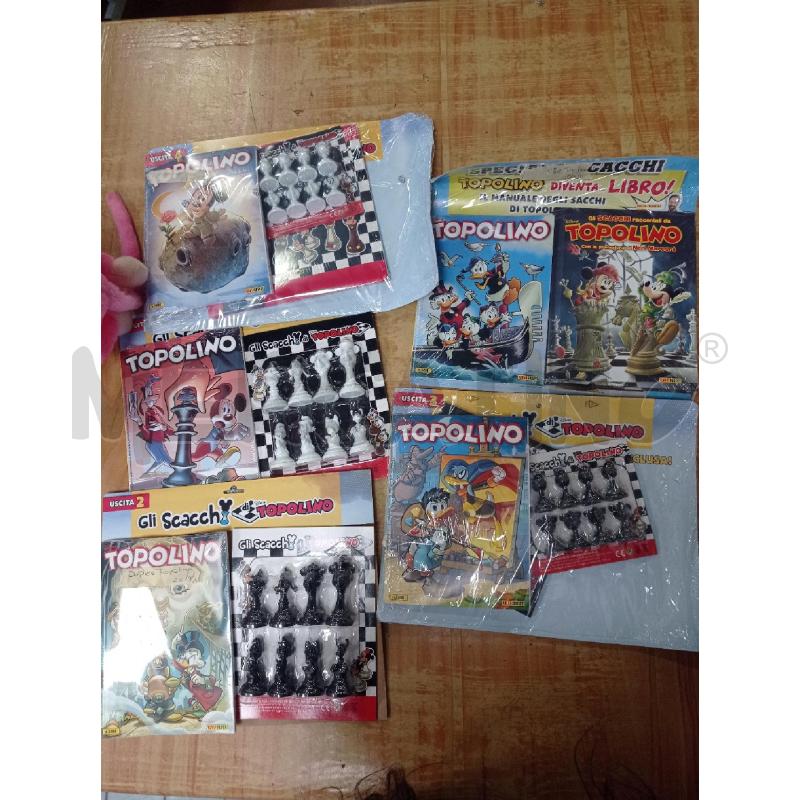 TOPOLINO 3487 3488 3489 3490 3491 GLI SCACCHI DI TOPOLINO COMPLETA PANINI BLISTERATI | Mercatino dell'Usato Ravenna sud 1