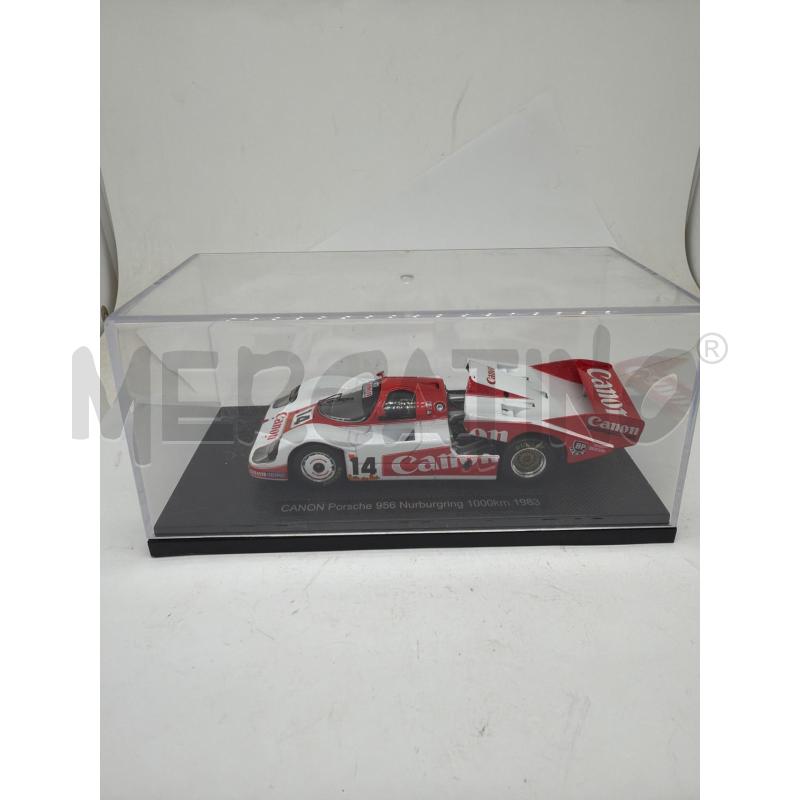 1/43 PORSCHE 956 CANON NURBURGRING 1000 KM 1983 LAMMERS PALMER MODELLINO AUTO  | Mercatino dell'Usato Faenza 1