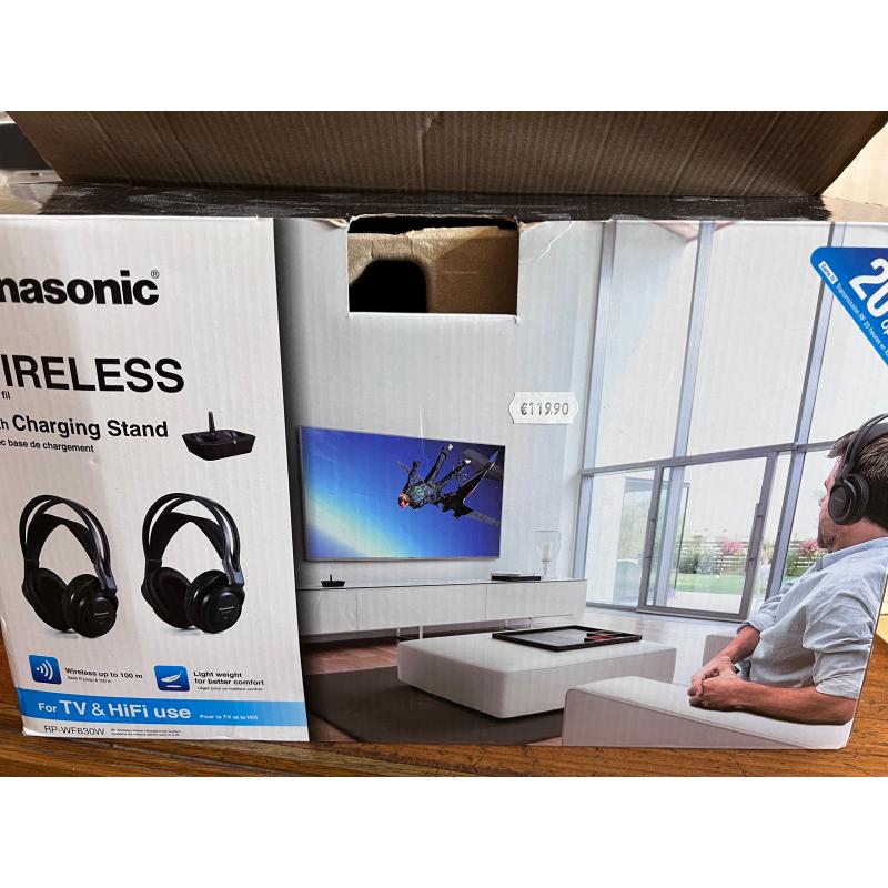 2 CUFFIE SENZA FILI PANASONIC TV HIFI | Mercatino dell'Usato Faenza