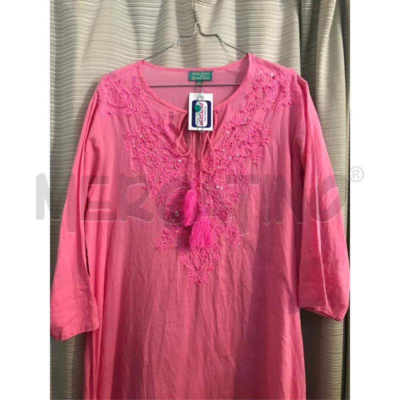 ABITO DONNA CAFTANO MARE ANTICA SARTORIA ROSA  | Mercatino dell'Usato Faenza 2