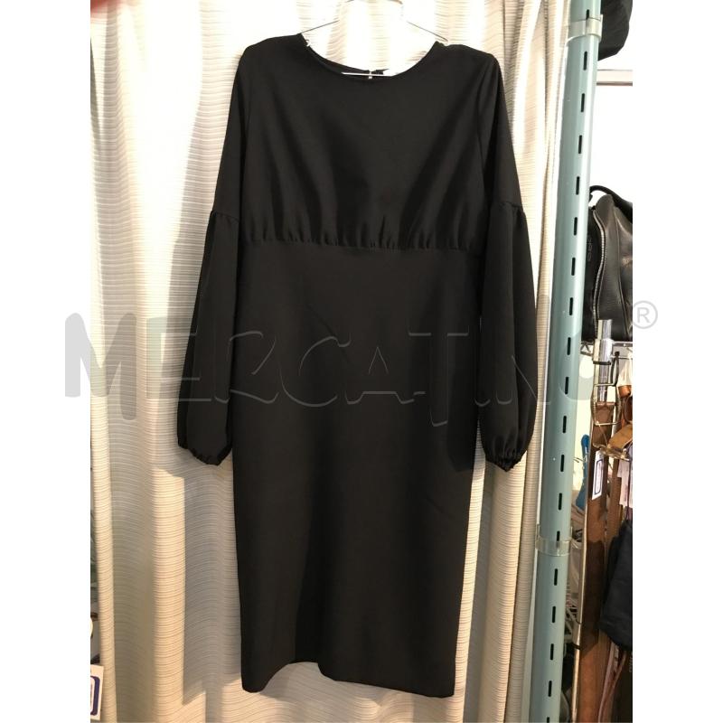 ABITO DONNA DOUDOU WOMAN NERO 42 MANICA SBUFFO | Mercatino dell'Usato Faenza 1