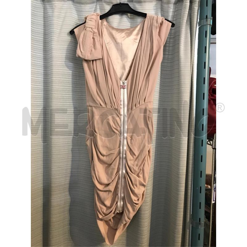ABITO DONNA ELISABETTA FRANCHI ROSA ARRICCIATO FIOCCO SPALLA | Mercatino dell'Usato Faenza 2