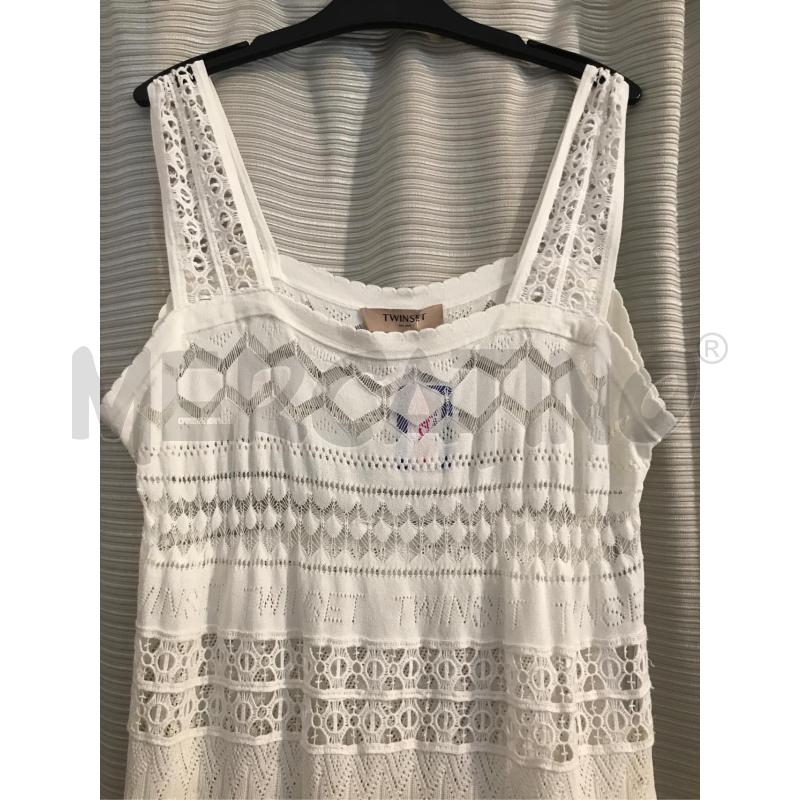 ABITO DONNA TWIN SET MAGLINO TRAFORATO BIANCO  | Mercatino dell'Usato Faenza 2
