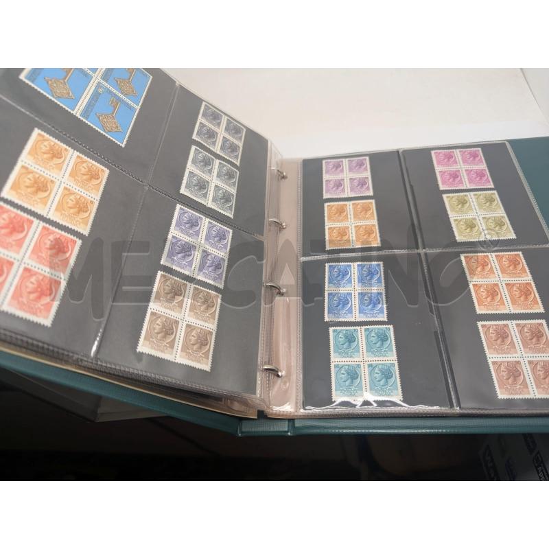 ALBUM FRANCOBOLLI 120 QUARTINE ITALIA 1966-1970 | Mercatino dell'Usato Faenza 2