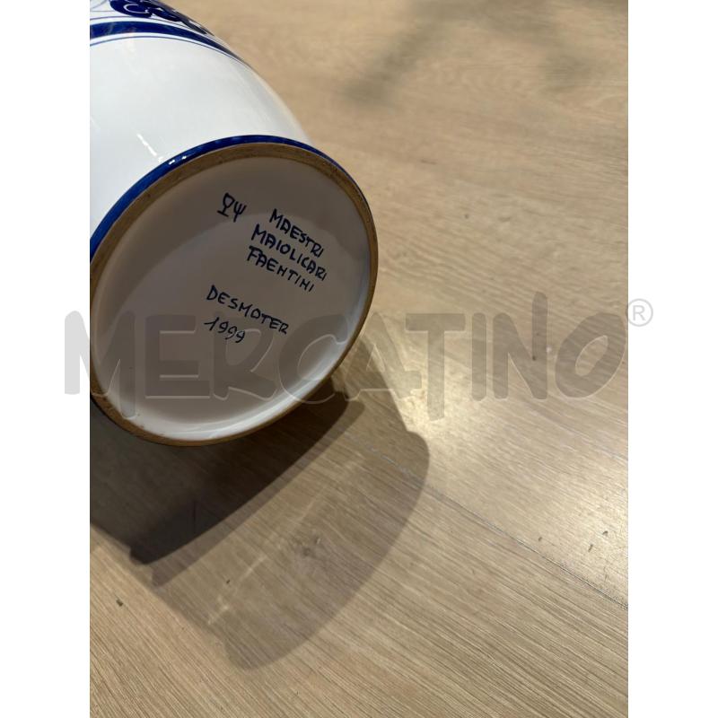 ANFORA CERAMICA FAENZA DECORO VITE MAESTRI MAIOLICARI  | Mercatino dell'Usato Faenza 5