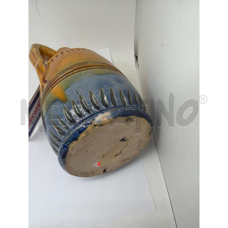 ANFORA DUE MANICI CERAMICA POLICROMATICA  | Mercatino dell'Usato Faenza 4