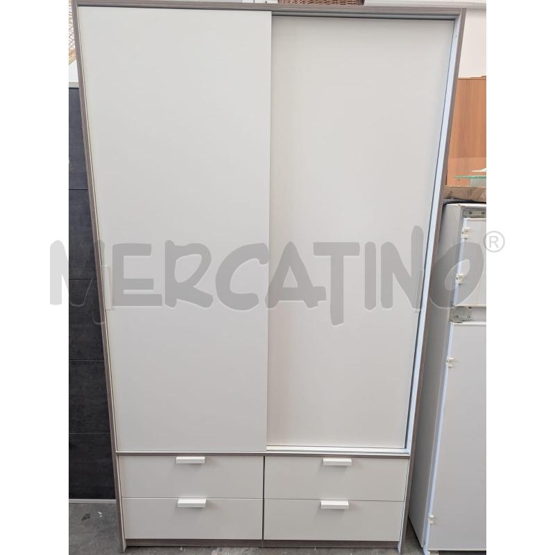 ARMADIO PORTE SCORREVOLI IKEA TRYSIL BIANCO | Mercatino dell'Usato Faenza 1