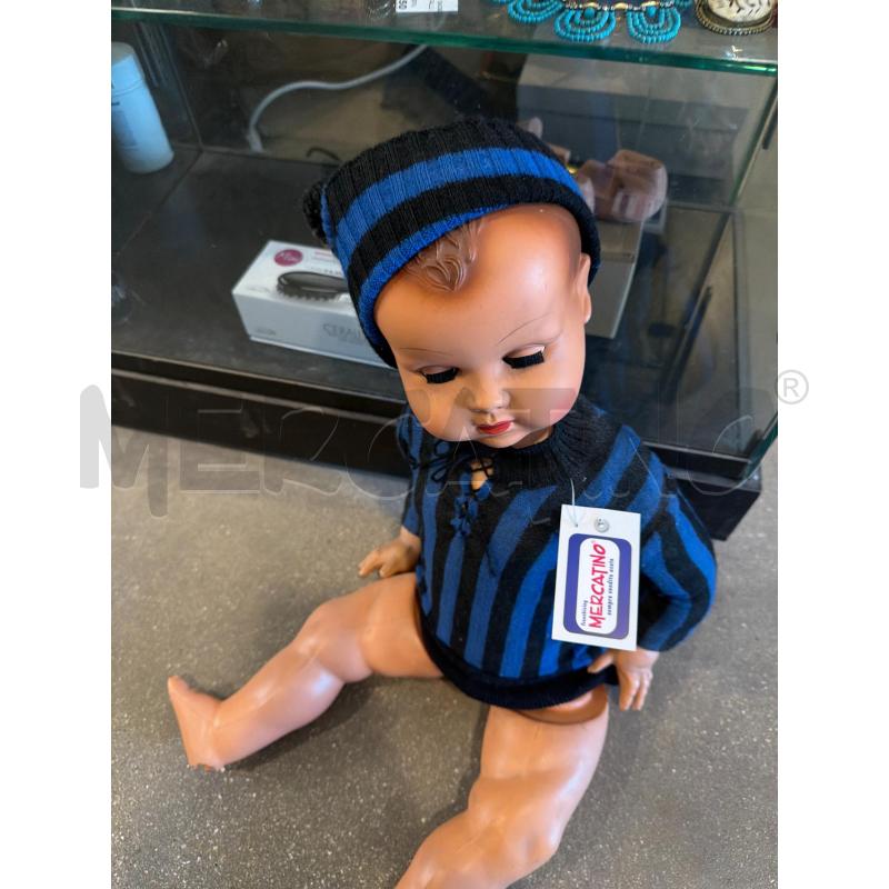 BAMBOLOTTO D'EPOCA VESTITO INTER - INTERNAZIONALE CALCIO SERIE A  | Mercatino dell'Usato Faenza 4