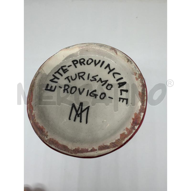 BICCHIERE CERAMICA PUBBLICITARIO ENTE PROVINCIALE TURISMO ROVIGO | Mercatino dell'Usato Faenza 4