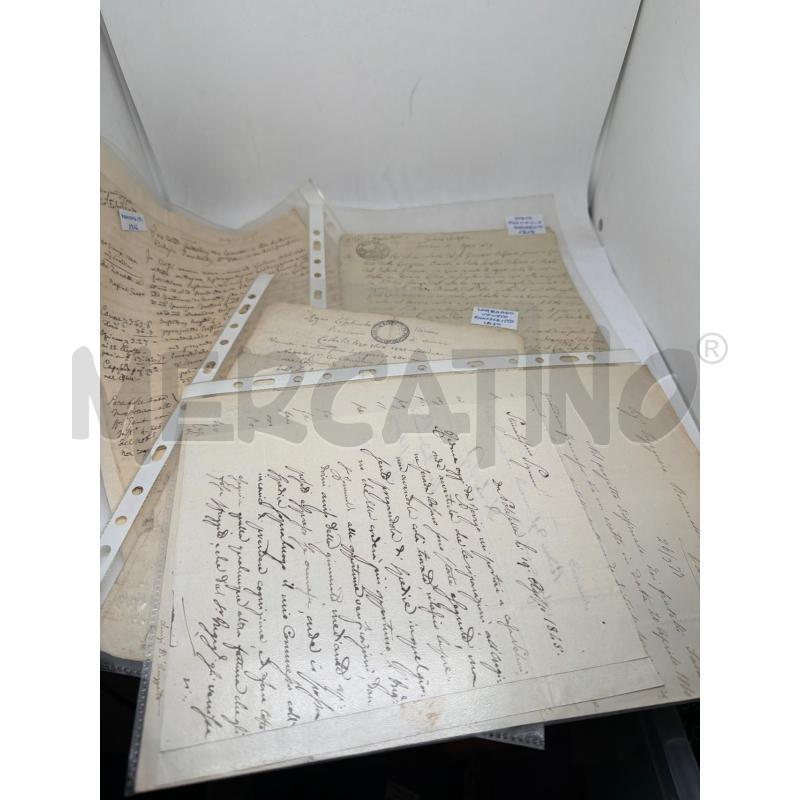 BLOCCO MANOSCRITTI COLLEZIONISMO CARTACEO ANNI800 | Mercatino dell'Usato Faenza 1