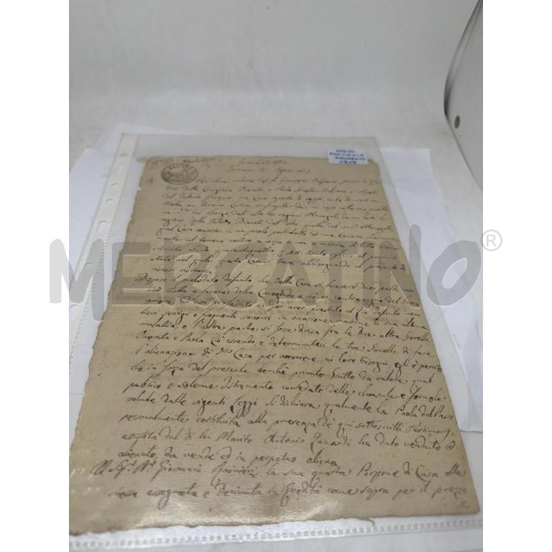 BLOCCO MANOSCRITTI COLLEZIONISMO CARTACEO ANNI800 | Mercatino dell'Usato Faenza 2