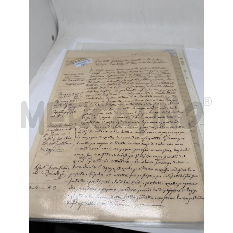 BLOCCO MANOSCRITTI COLLEZIONISMO CARTACEO ANNI800 | Mercatino dell'Usato Faenza 3