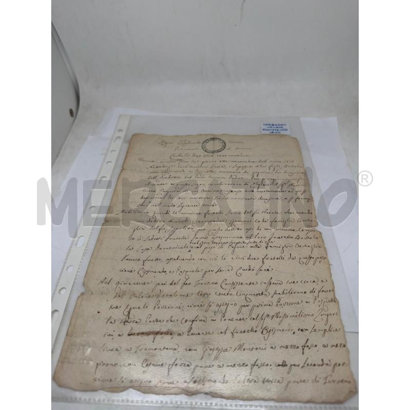 BLOCCO MANOSCRITTI COLLEZIONISMO CARTACEO ANNI800 | Mercatino dell'Usato Faenza 5