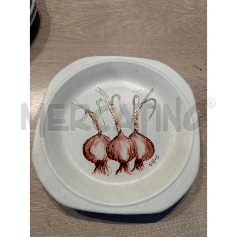 BLOCCO PIATTI TIFFANY MADE ITALY CERAMICHE | Mercatino dell'Usato Faenza 2