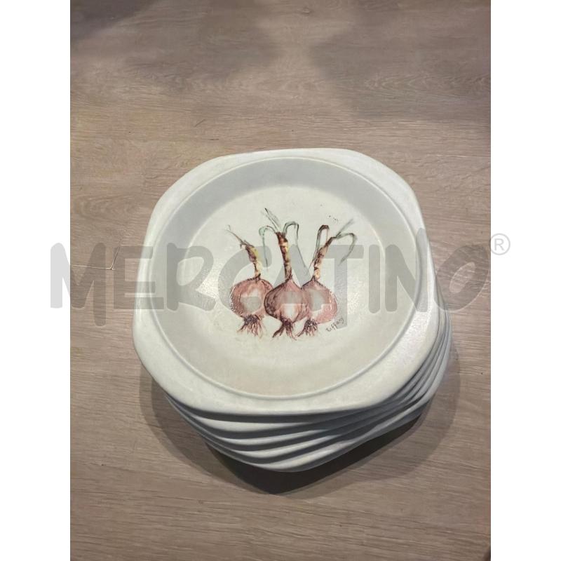 BLOCCO PIATTI TIFFANY MADE ITALY CERAMICHE | Mercatino dell'Usato Faenza 4