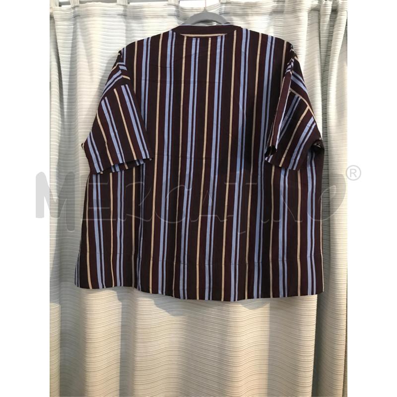 BLUSA DONNA OTTOD'AME RIGA BORDEAUX AZZURRO | Mercatino dell'Usato Faenza 2