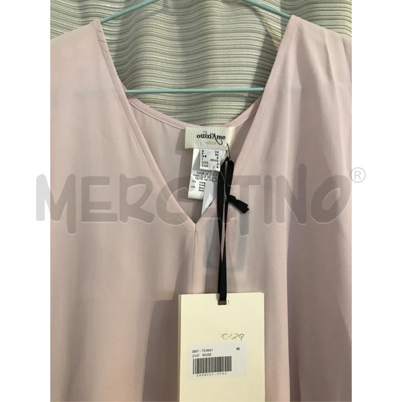 BLUSA DONNA OTTOD'AME ROSA CHIARO NUOVA 40 | Mercatino dell'Usato Faenza 2