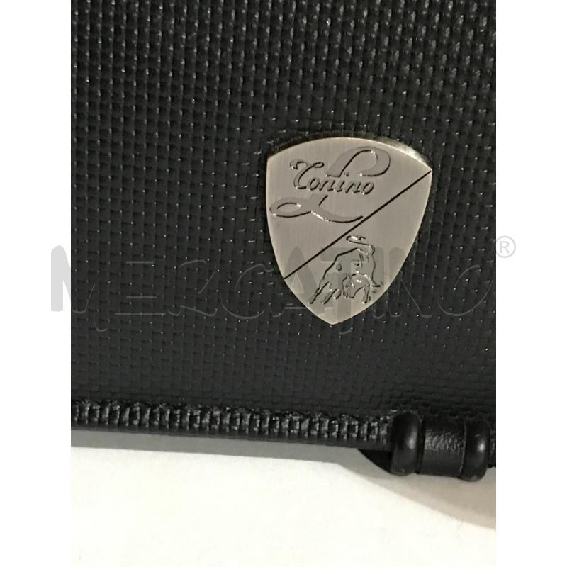 BORSA UOMO PELLE NERA TONINO LAMBORGHINI 37X27 CM CIRCA   | Mercatino dell'Usato Faenza 2