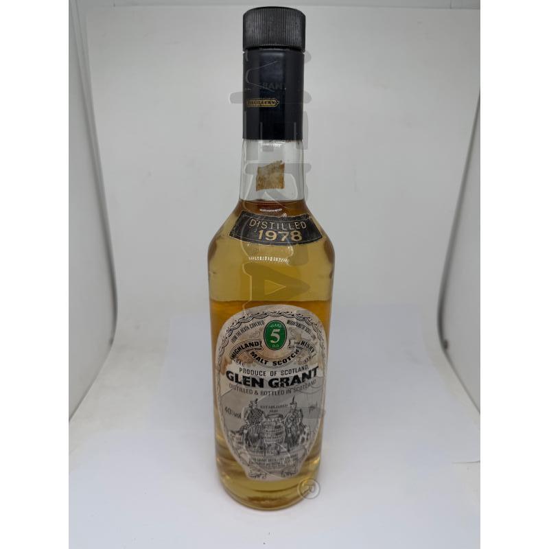 BOTTIGLIA RARA 1978 GLEN GRANT 5 YO HIGHLAND MALT SCOTCH WHISKY - 0,75L 40% COLLEZIONE | Mercatino dell'Usato Faenza 1