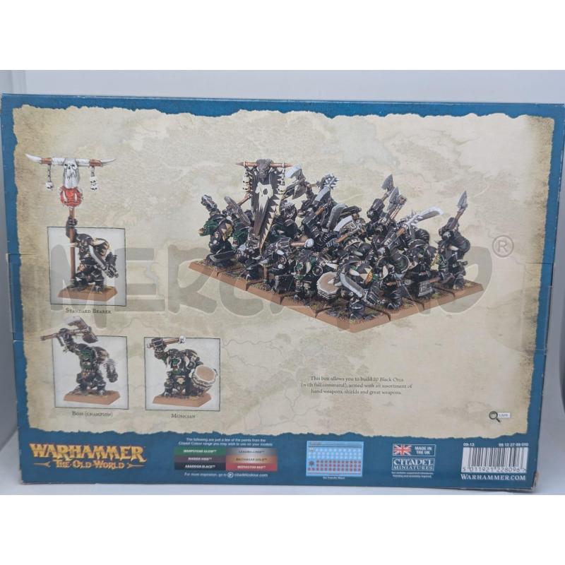 BOX NUOVO WHARHAMMER BLACK ORC MOB MINIATURE FANTASY | Mercatino dell'Usato Faenza 2