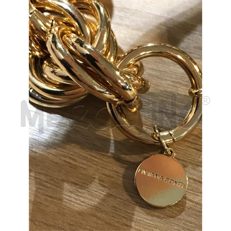 BRACCIALE LIVIANA CONTI METALLO DORATO 25 CM | Mercatino dell'Usato Faenza 2