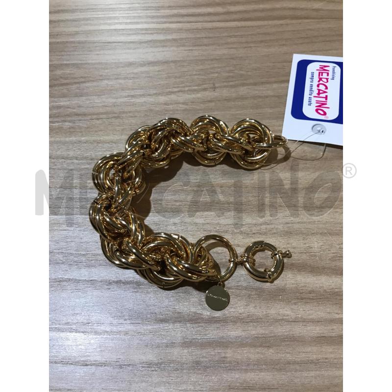 BRACCIALE LIVIANA CONTI METALLO DORATO 25 CM | Mercatino dell'Usato Faenza 3