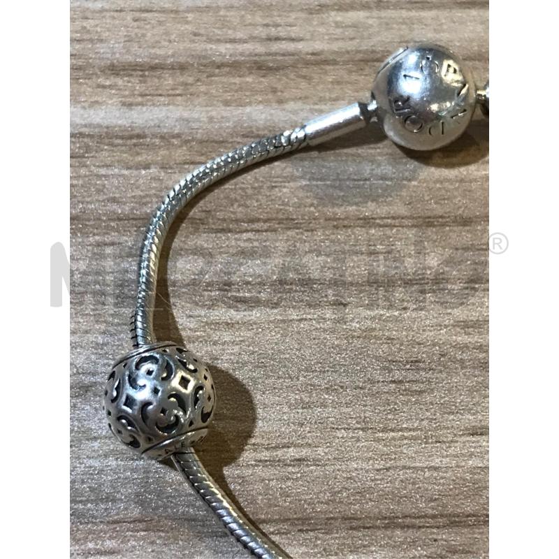 BRACCIALE PANDORA ESSENCE 18 CM CON 3 CHARMS | Mercatino dell'Usato Faenza 2