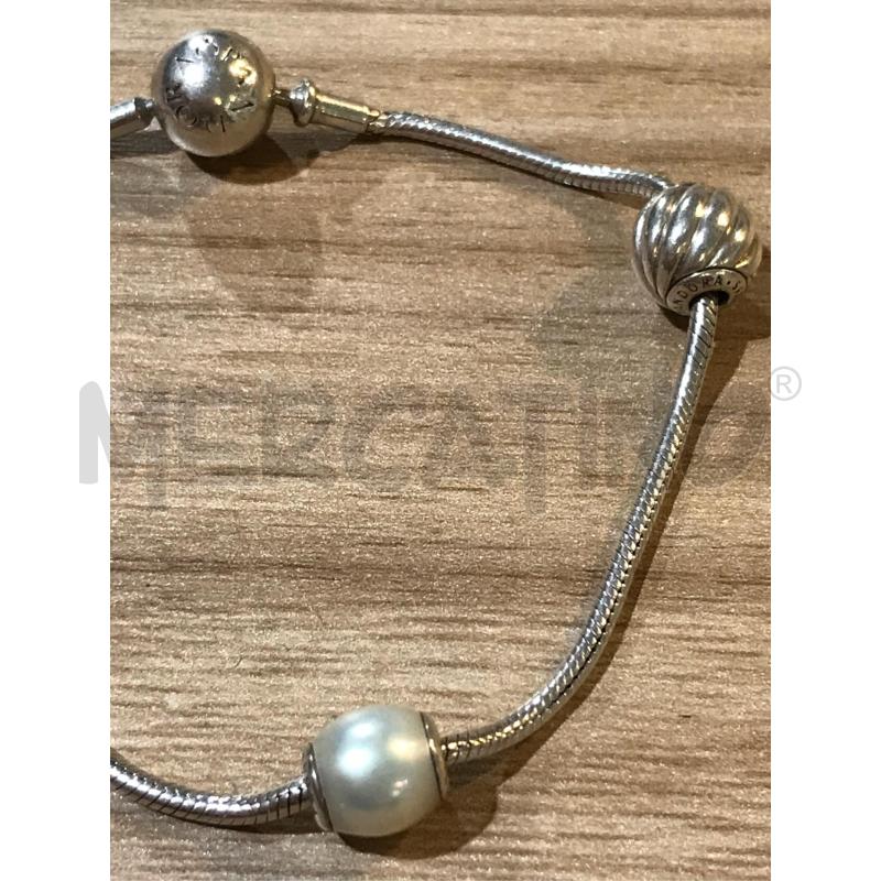 BRACCIALE PANDORA ESSENCE 18 CM CON 3 CHARMS | Mercatino dell'Usato Faenza 3