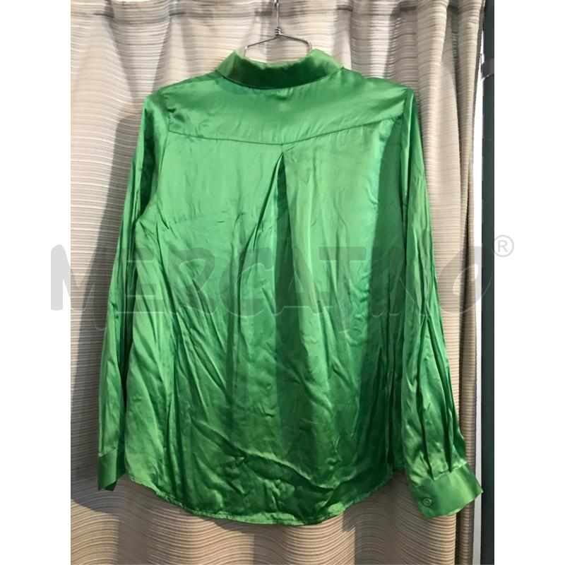 CAMICIA DONNA INTIMISSIMI VERDE SETA TG S  | Mercatino dell'Usato Faenza 2