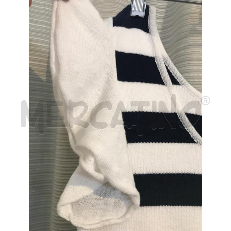 CANOTTA DONNA LIUJO BIANCO BLU FRAPPA GIRO | Mercatino dell'Usato Faenza 2