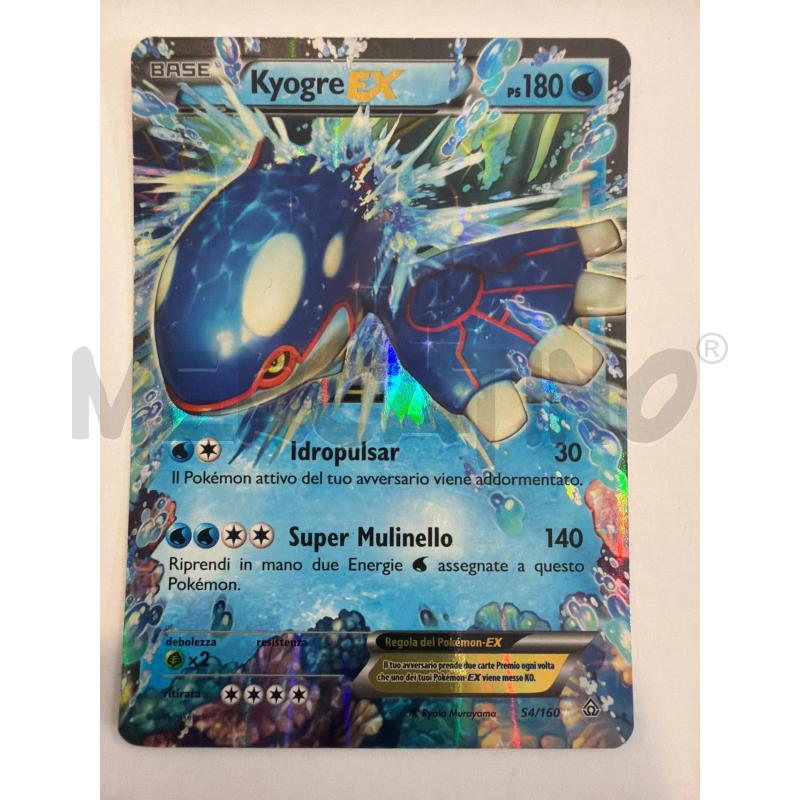CARTA POKEMON KYOGRE EX 54/160 ITA | Mercatino dell'Usato Faenza 1