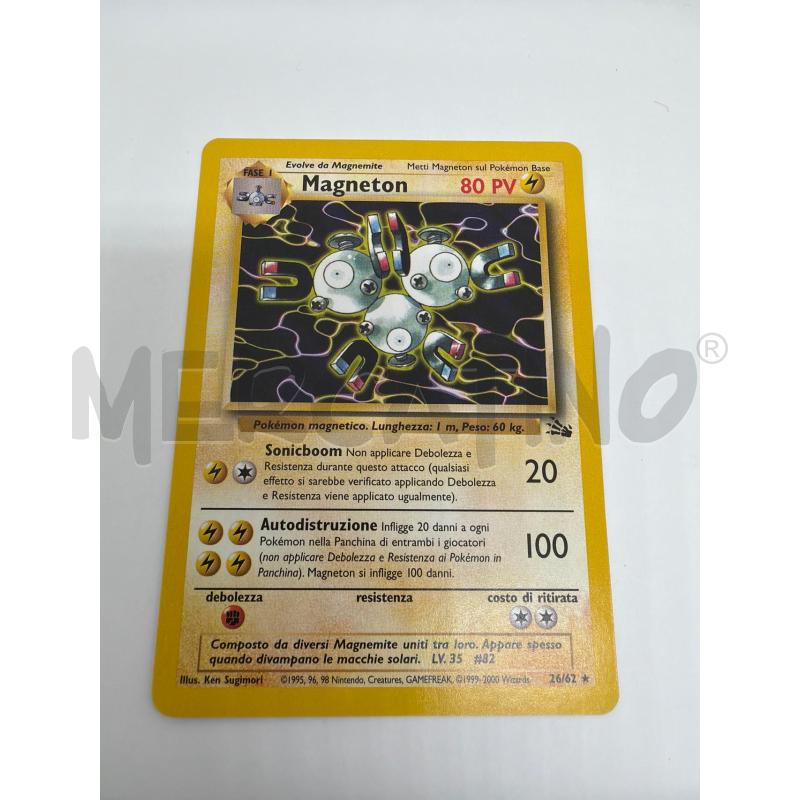 CARTA POKEMON MAGNETON FOSSIL PRIMA EDIZIONE 26/62 ITA  | Mercatino dell'Usato Faenza 1