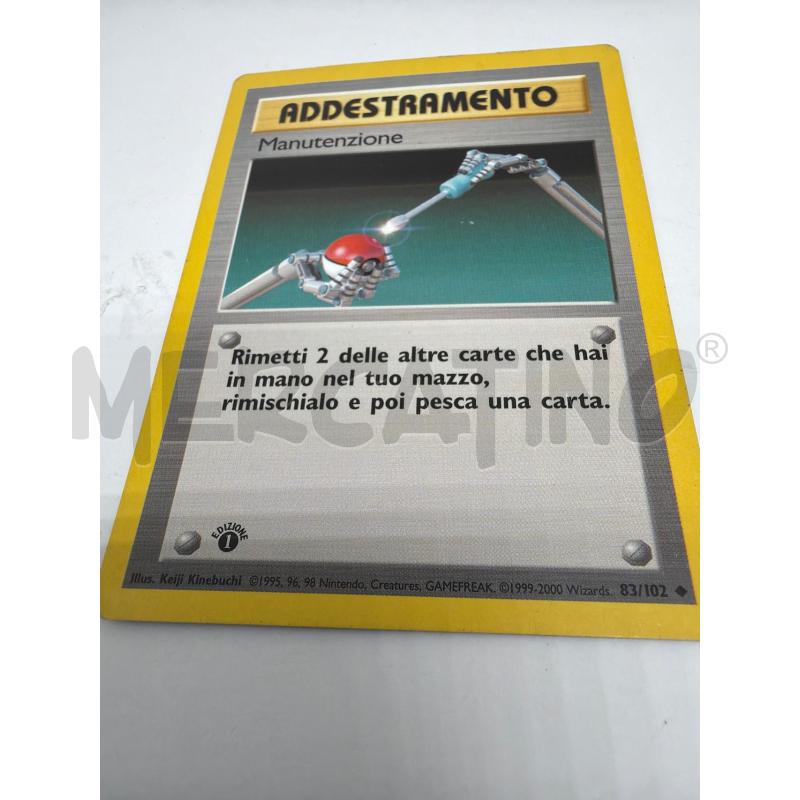 CARTA POKEMON PRIME EDIZIONI 83/102 | Mercatino dell'Usato Faenza 2