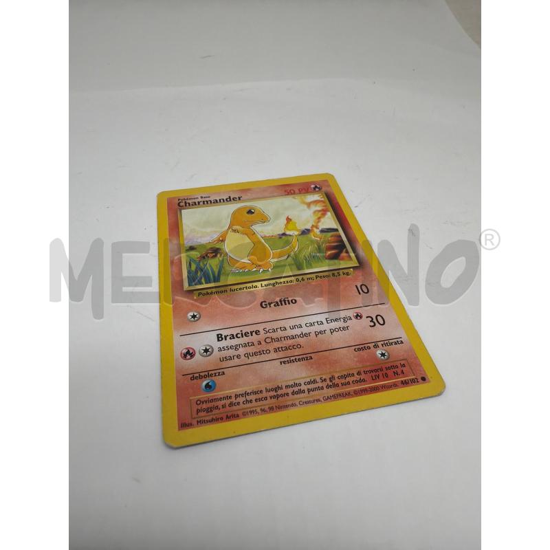 CARTE POKEMON CHARMANDER 46/102 1 EDIZIONE ITALIANO SET BASE  | Mercatino dell'Usato Faenza 2