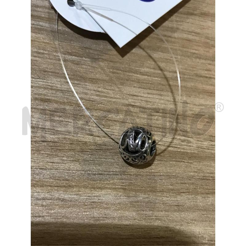 CHARM PANDORA LETTERA M ZIRCONIA | Mercatino dell'Usato Faenza 1