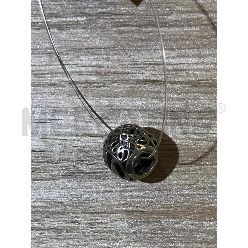 CHARM PANDORA LETTERA M ZIRCONIA | Mercatino dell'Usato Faenza 2