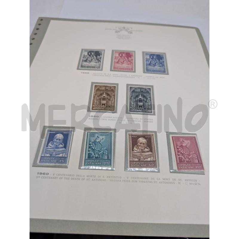 COLL.FRANCOBOLLI (CIRCA 240) VATICANO FOGLI MARINI DAL 1958 AL 1982 | Mercatino dell'Usato Faenza 4